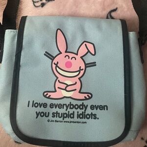 Happy bunny crossbody bag